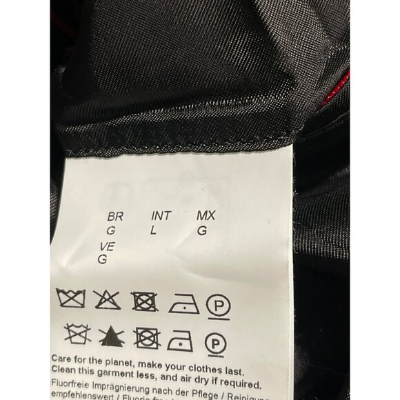 New Mens Hugo Boss Teddy Plaid Coat Wool-Blend Size Large - Picture 10 of 12